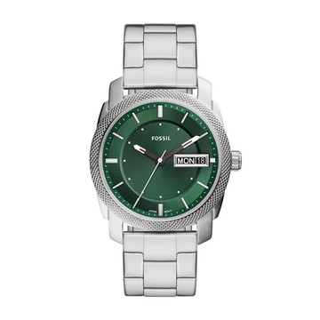 FOSSIL Machine經典簡約綠色面盤腕錶42mm/FS5899