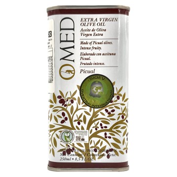 OMED 精選特級初榨橄欖油 皮夸爾橄欖  250ml  1罐