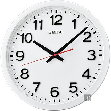 SEIKO SEIKO精工 極簡風格大數字時鐘 掛鐘 QXA732W -35cm