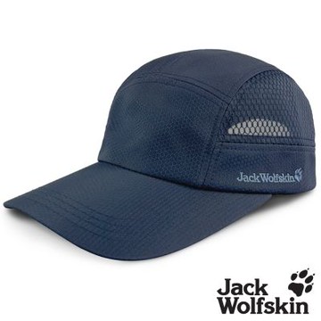 【Jack wolfskin 飛狼】石墨烯降溫 透氣抗菌棒球帽 『深藍』