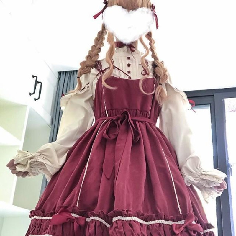 ロリータ ガーリー パンク ゴシック メイド フリルワンピース レトロ コスプレ パーティー コスプレ 衣装 ワンピース ドレス ブラウス スカート  フリル | LINEブランドカタログ