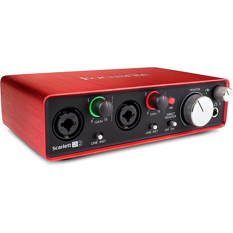 Focusrite フォーカスライト オーディオインターフェイス 2イン 2アウト 24bit 192kHz Scarlett 2i2 (2