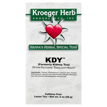 Kroeger Herb Co, 漢納草本特製茶，KDY，無咖啡萃取，2 盎司（56 克）