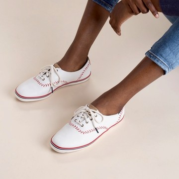 KEDS CHAMPION LEATHER PENNANT 經典皮革棒球造型鞋 WH54430 - US 5.5 (22.5cm)