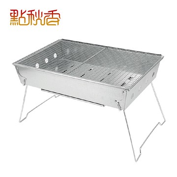 點秋香 浪網碳烤爐 烤肉架（加厚款） 30x45cm_廠商直送