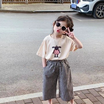 【女童短袖T恤】 女童上衣 兒童短袖 純棉T恤 女童印花T恤 夏季童裝 韓系童裝 女童休閒上衣 中大童上衣 兒童純棉上衣