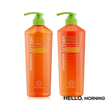 【Hello, Morning】修護受損髮洗髮精/護髮乳(600ml/瓶)