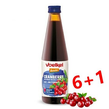 (買6送1) Voelkel 維可 蔓越莓汁 330ml/瓶(小瓶) 效期2026.07.29