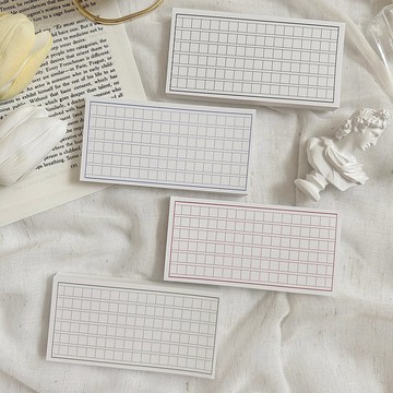 格紋手帳便條紙 第二彈