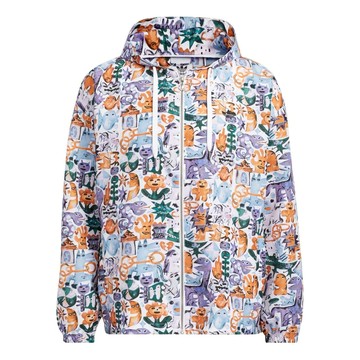adidas Originals Knit COL AOP Jackets 'White Orange Purple'