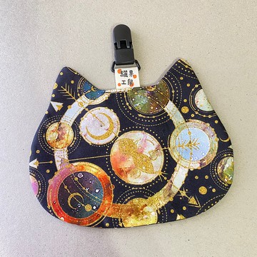 貓咪造型手帕巾 | 太空人| 星球 | 宇宙時鐘 | 手帕夾