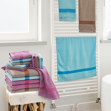 素色彩緞浴巾(TSA117)