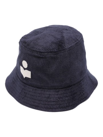ISABEL MARANT - Haley corduroy bucket hat - women - Cotton/Linen/Flax/Cotton - 57 - Blue