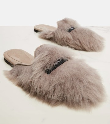 Dolce & Gabbana Shearling mules