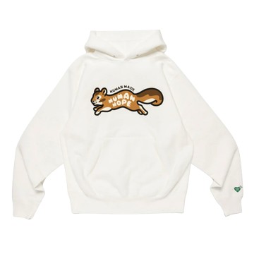 HUMAN HOPE HEAVYWEIGHT HOODIE WHITE