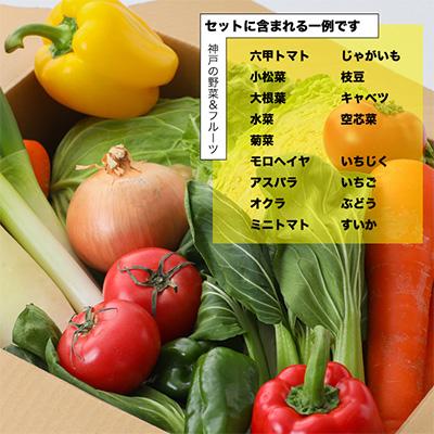 ふるさと納税 神戸市 神戸のお野菜詰め合わせセット(六甲トマトと季節のフルーツ入)12ヶ月定期便全12回