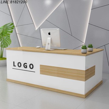 前台櫃 接待臺 前臺 吧臺 咨詢臺 收銀臺 免運 付發票 收銀臺簡約前臺接待臺咨詢臺服裝店奶茶店美容院吧臺轉角收銀臺 支持訂製 logo訂製 支持組裝