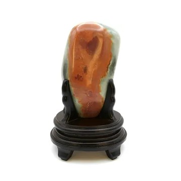 【寶峻晶石館】花碧玉擺件(PJ25)