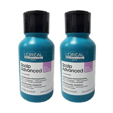 【L'Oreal Paris 巴黎萊雅】絲漾博瞬效敏弱修護洗髮精100ml 兩入組 台灣專櫃貨