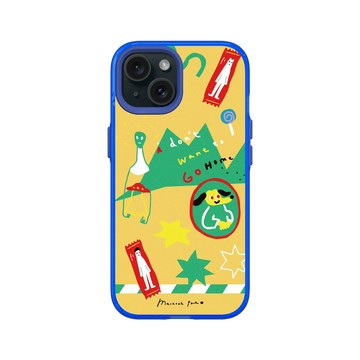 iPhone 15 Clear 激光藍 - MacaronToe 馬卡龍腳趾 - 爆炸糖果店 Candy Crush
