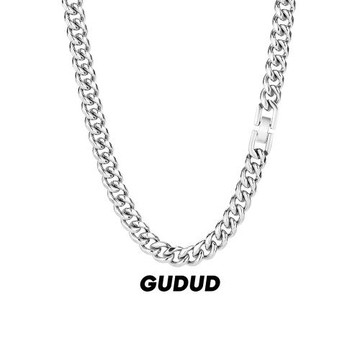 王嘉爾池騁同款卡扣古巴項鏈男生潮簡約痞帥美式百搭高級感送男友