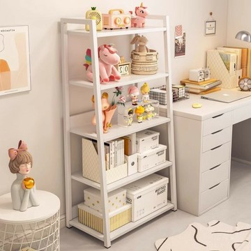 書架 置物架 落地 臥室家用多層儲物鐵藝收納展示客廳梯形架子qxm8231