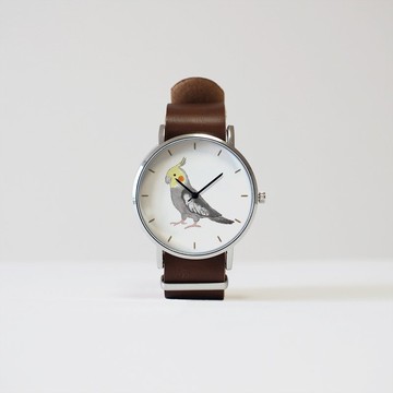 Cockatiel 鸚鵡 1 腕錶