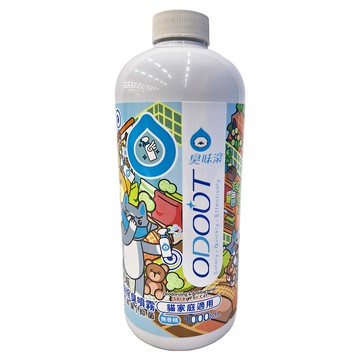 臭味滾 ODOUT 貓貓除臭噴霧 強效除臭/抑菌  1L  1瓶