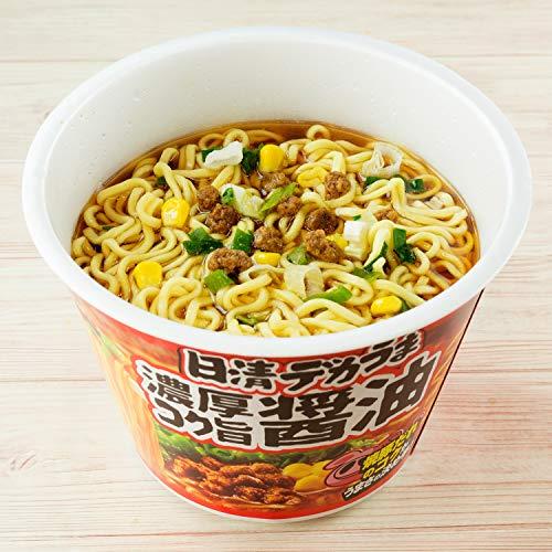 日清食品 デカうま 濃厚コク旨醤油 116g *12個