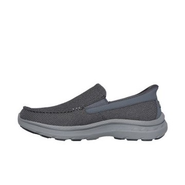 Skechers Pollard [205451GRY] 男 健走 步行鞋 透氣 舒適 灰