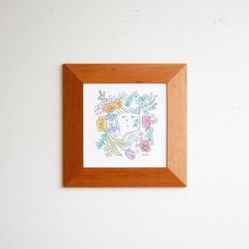 HATCH × DENTO | 插畫 Flower 30*30 含畫框