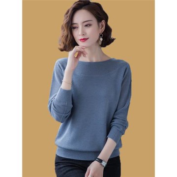 鄂爾多斯市春秋裝大碼針織衫女寬松鏤空上衣200斤胖MM薄毛衣外穿