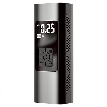 智能定壓車用充氣泵  預設胎壓自動停止，輕巧便攜  1組  黑色