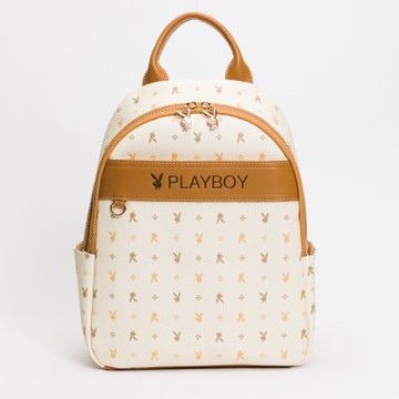 PLAYBOY - 後背包 Dynamic系列 - 米色