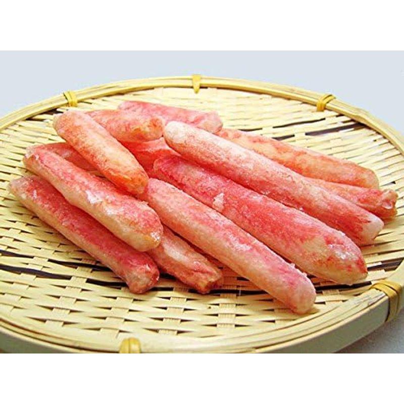 ズワイガニ足ボイルむき身（Ｌ・ 300g)×1パック(30本程度) 出荷元:北海道四季工房