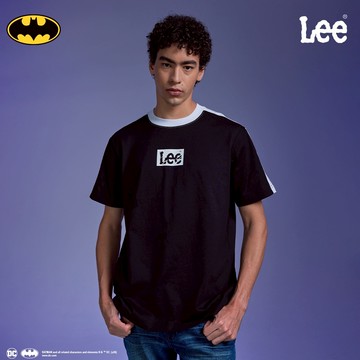 Lee 後背蝙蝠短T 蝙蝠俠 男 黑色 LB402074K11