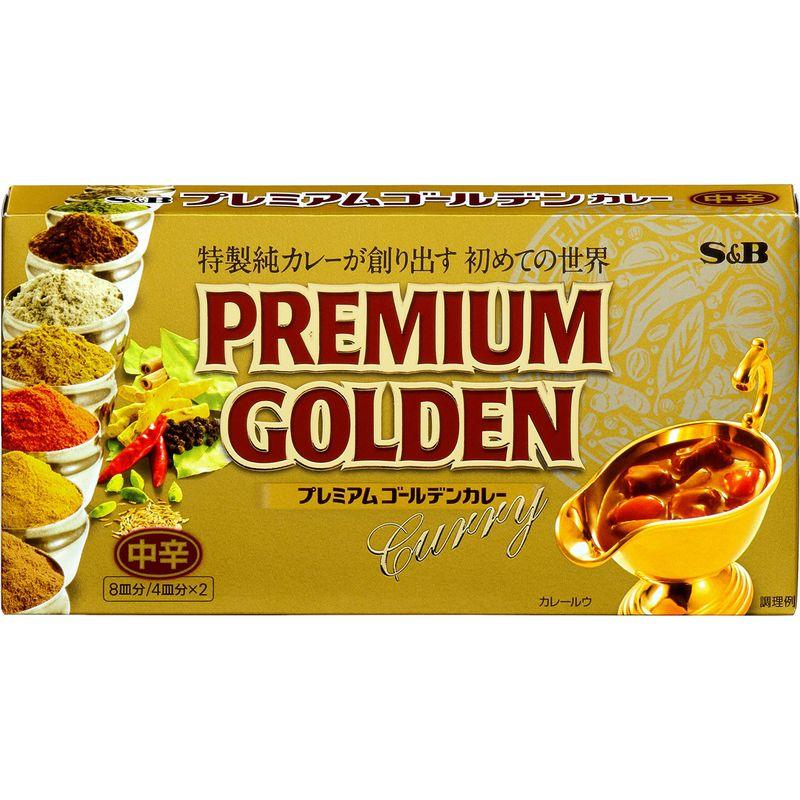 SB プレミアムゴールデンカレー 中辛 160g×3個