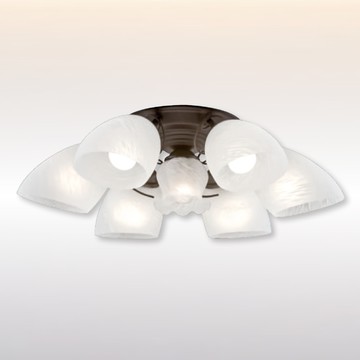 台灣玻璃造型半吸頂燈 F37-21-92345