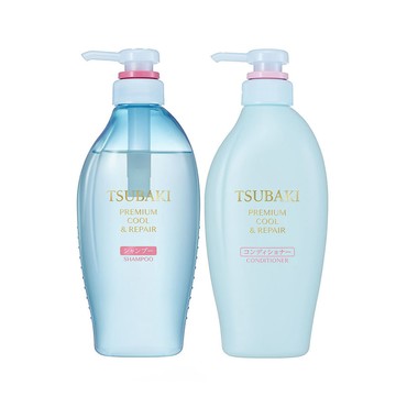 TSUBAKI 瞬亮涼感 洗/潤髮乳N 450mL