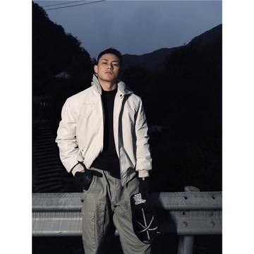 GTAL25AW美式假兩件帶帽可拆卸棉服純色刺繡夾棉夾克拼接保暖外套