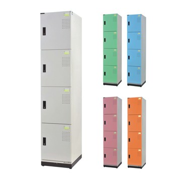 DAHFU 大富 KH-393新型多用途收納置物櫃 4門塑鋼門片 W393xD350xH1852mm/個 KH-393-3504F