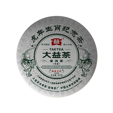 大益普洱生茶 357g/瑞虎呈祥 101「茶有大益」