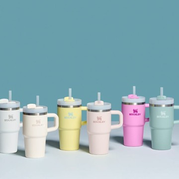 STANLEY 冒險系列 吸管隨手杯2.0 0.59L (新版) 蜜桃粉