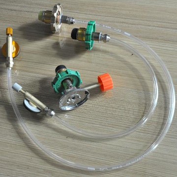 卡式爐氣罐充氣轉接頭沖放配件液化煤氣充扁氣罐充氣轉換閥充氣閥