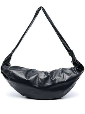 LEMAIRE - Croissant leather shoulder bag - women - Cotton/Leather - One Size - Blue