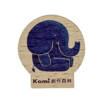 木質多功能小夾 森林小象 客製化禮物 木夾 夾子 相片夾 便條夾