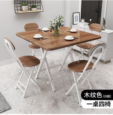 摺疊桌餐桌家用小桌子吃飯桌簡易小型摺疊桌椅便攜擺攤桌宿舍方桌 99購物節