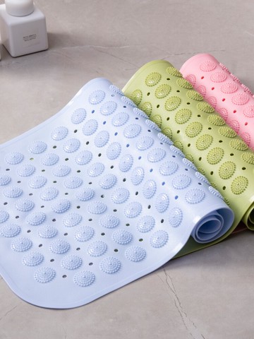 浴室防滑墊淋浴洗澡家用洗浴地墊衛生間門口廁所鏤空大號衛浴腳墊