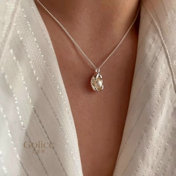 【Gulicc】古莉可 項鍊 優雅簡約豆莢珍珠項鍊