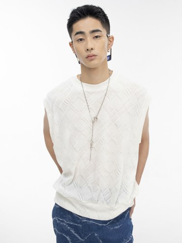 Summer Vest _ Creamy White